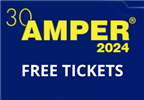 Free tickets to the fair AMPER 2024 for our customers